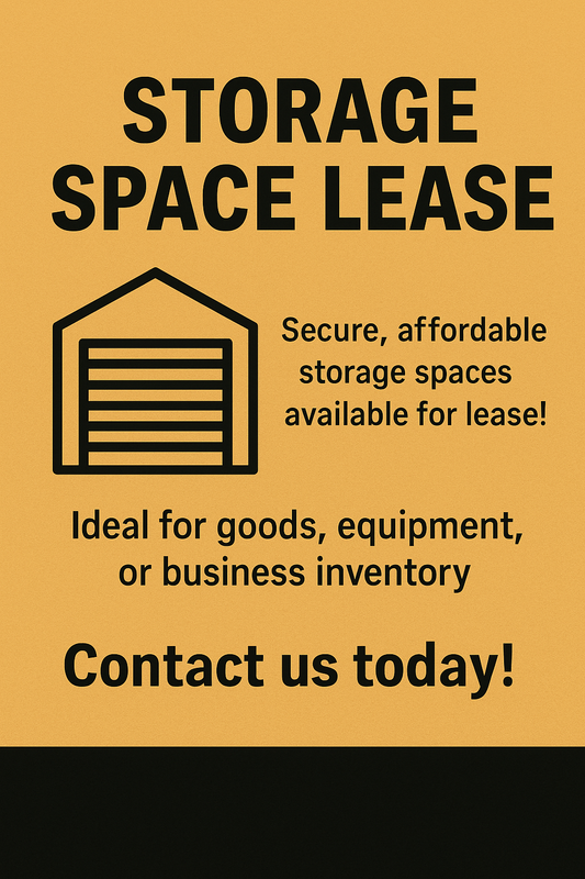 Storage Space Lease UB8 2DB 50 Sq ft